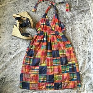 Maurices plaid halter dress